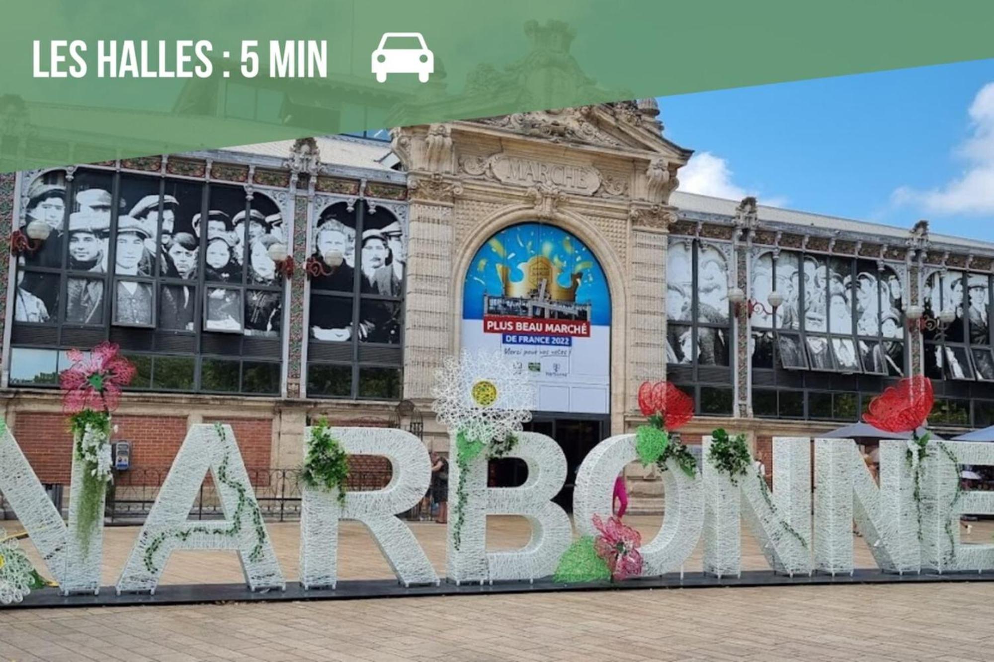 Le Cocon - Wifi - Cour Privative - Proche Halles Narbonne Exterior foto
